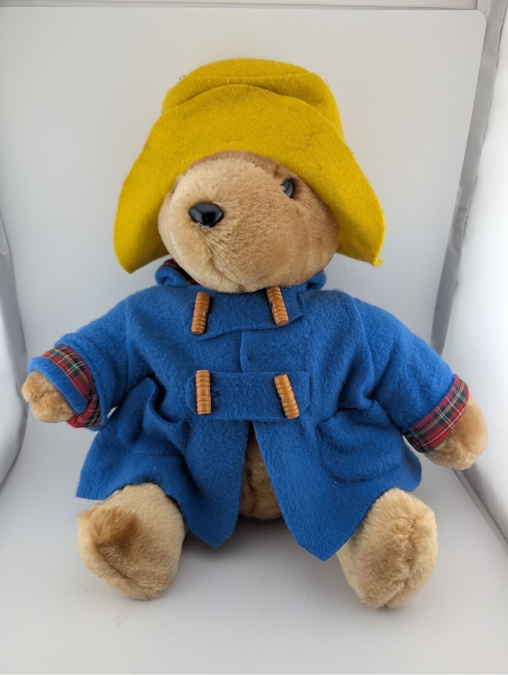 Vintage Paddington Bear 16" Eden Toys Teddy Coat Hat No Boots